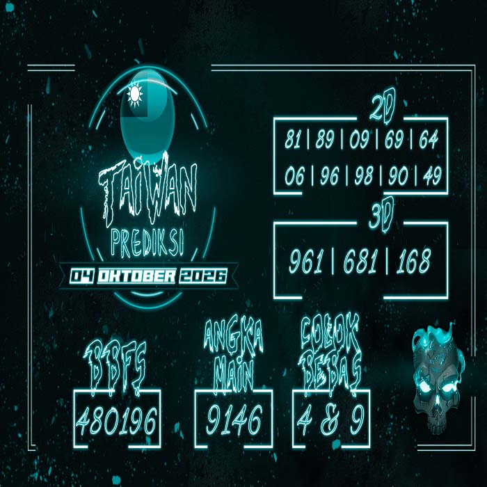 prediksi TAIWAN 4-Oct-2026