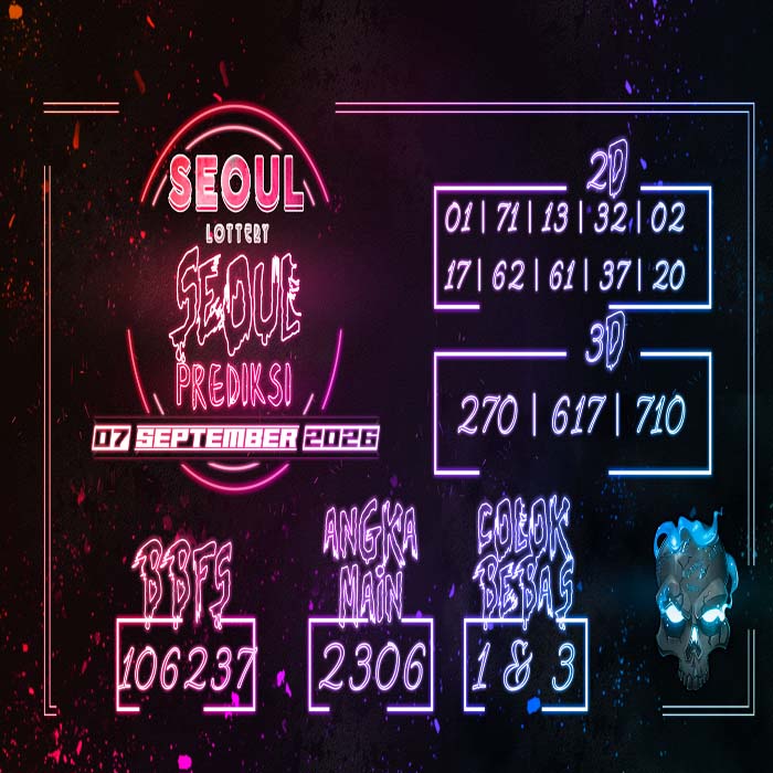 prediksi SEOUL 7-Sep-2026