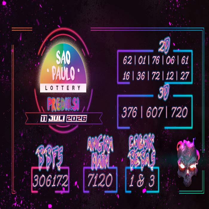 PREDIKSI TOGEL SAO PAULO TERJITU